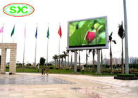IP65 Rgb Smd / Dip Video Led Column Display,10mm Led Screen For Outdoor Advertising