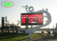 IP65 Rgb Smd / Dip Video Led Column Display,10mm Led Screen For Outdoor Advertising