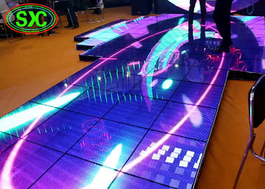 High Brightness  P10 Catwalk Stage Interactive Dance Floor 1/4 Scan