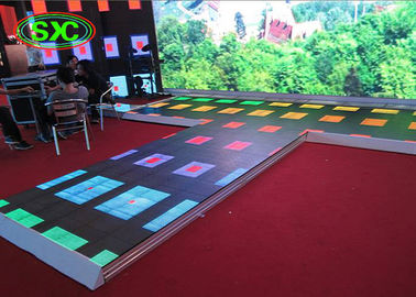 High Brightness  P10 Catwalk Stage Interactive Dance Floor 1/4 Scan