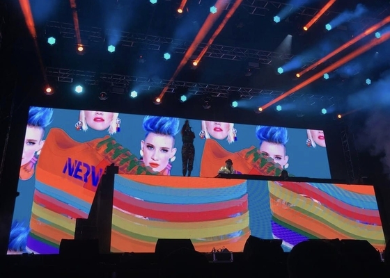 1R1G1B Ultra-Thin Rental Outdoor LED Screen Video Wall 25mm Pixel Pitch