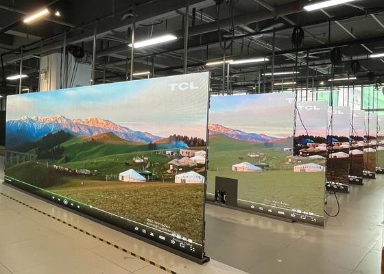 P4 Full Color Indoor LED Video Wall Screen 80*40 Module Resolution Advertising Billboards