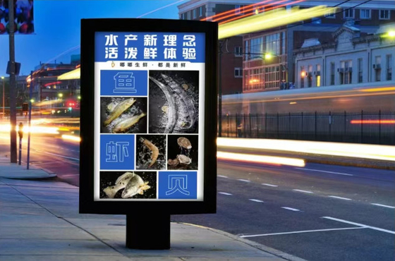P10 Outdoor IP65 Hanging LED Video Wall Advertising Billboards 10mm Pixels