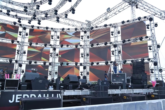 Full Color P3 LED Stage Screen Rental LED Screen Fixed Use 3 Years Warranty