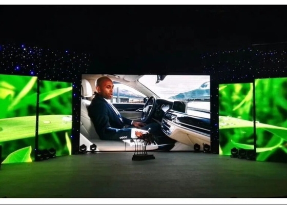 Curved Screen LED Billboard P4.81 RGB 1/13 Scanning Mode High Refresh Rate Die-Cast Aluminum Cabinet
