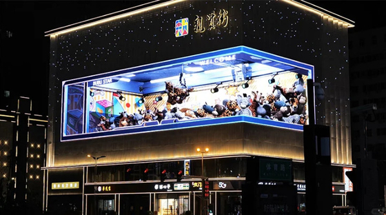 P2.5 Square Outdoor LED Curved Screen Customized LED Video Display Panel