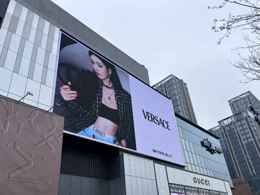 Large Outdoor Full Color LED Display P6, Waterproof And Dustproof 3 Years Warranty