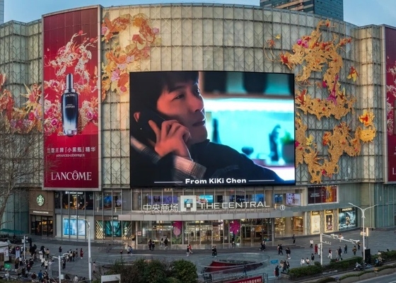 P4 High Brightness Outdoor Full Color LED Display Die-Cast Aluminum Three Years Warranty