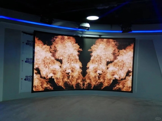 DIP Curved Screen Fixed/Rental Advertising P16 Outdoor LED Screen Video Wall Display High Resolution