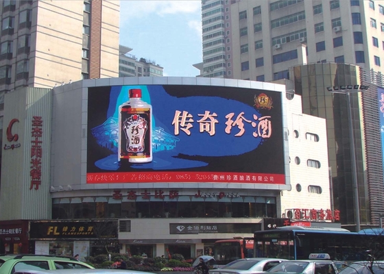 Die-Cast Aluminum Screen Rental/Fixed Installation Large Outdoor Full Color LED Display, P20 Lightweight LED Panel