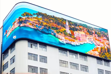High Brightness, High Definition Outdoor Full Color SMD LED Display Slim Cabinet