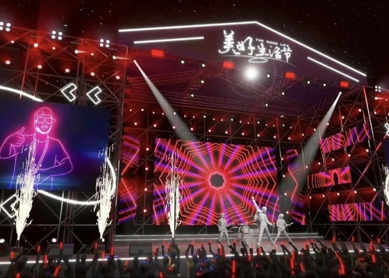 P6 SMD3528 Full Color Rental LED Video Wall/LED Video Display Panel 384mm X192mm