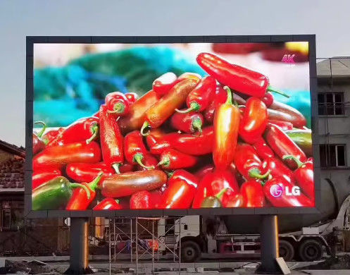 120° / 60° View Angle LED Billboard with 3840Hz Refresh Rate for Waterproof Outdoor Advertising
