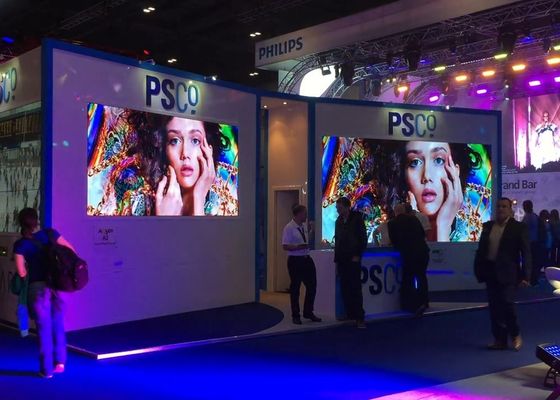Indoor Front And Rear Access Easy Maintenance Full Color P4 LED Video Wall Screen