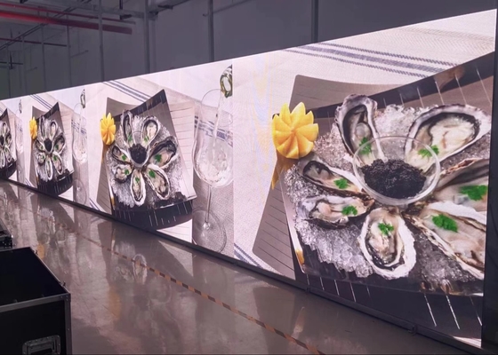 Transparent Rental P4 Indoor Full Color LED Display LED Billboard Exhibition 1/8 Scanning