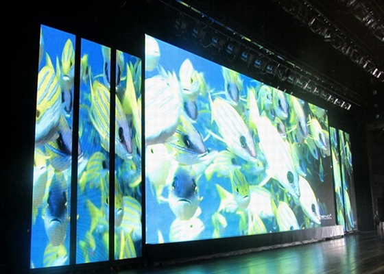 P3.91 High Brightness Stage Rental Indoor Full Color LED Display With Die-Cast Aluminum Cabinet