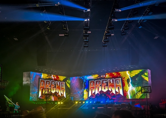 Hot Selling HD Aluminum Customizable P4 LED Full Color Display/Indoor LED Screen Video Wall