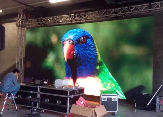 P3.91 High Brightness Stage Rental Indoor Full Color LED Display With Die-Cast Aluminum Cabinet