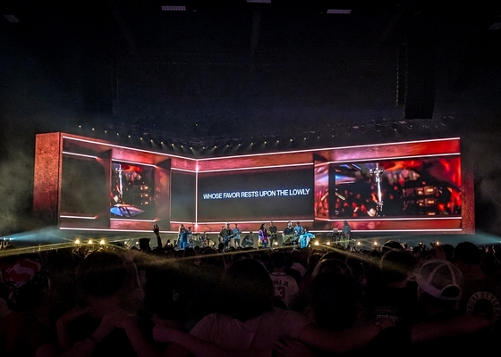 Large Die-Cast Aluminum/Rental Event Advertising P5 Stage LED Screen Video Panel, Outdoor IP65