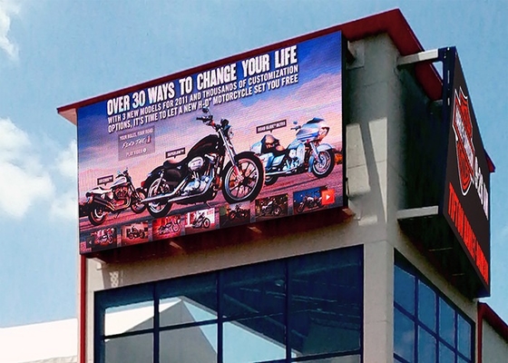 Full Color Outdoor Waterproof High Brightness LED Screen Rental P3 Commercial Center Installation