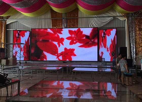 SMD3535 Die Casting Box/Rental LED Display P3.91 Outdoor High Brightness Waterproof 500*1000mm Large Screen