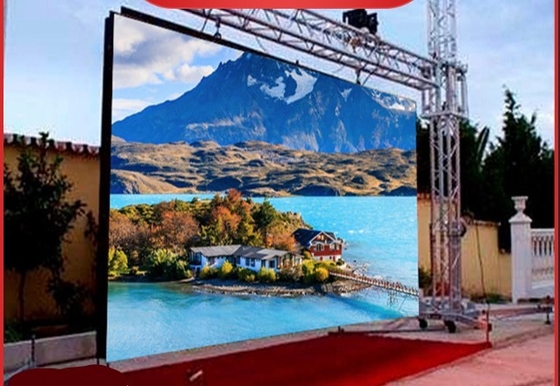 HD RGB Rental LED Display P4 Outdoor Video High Resolution IP65 Nova System