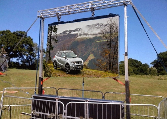 HD RGB Rental LED Display P4 Outdoor Video High Resolution IP65 Nova System