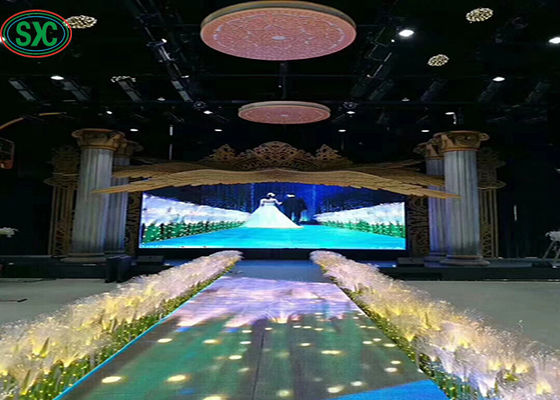 SMD3535 Indoor Full Color LED Dance Floor Panel 4.81mm Pixel IP65 Waterproof