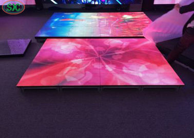 Indoor P8 Full Color LED Dance Floor 1000mmX500m Cabinet 3 Years Warranty