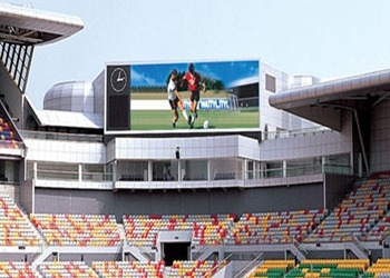 Outdoor Die-Cast Aluminum SMD 3535 High Brightness IP65 P10 LED Screen For Live Streaming Sports