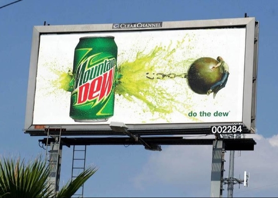 High Brightness P4 Outdoor Advertising LED Screen With Die-Cast Aluminum Case