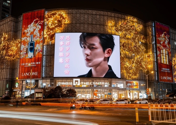 P8 Outdoor Rental Full Color LED Display 256*128 Size Wall Display And Commercial Center 32*16 Resolution