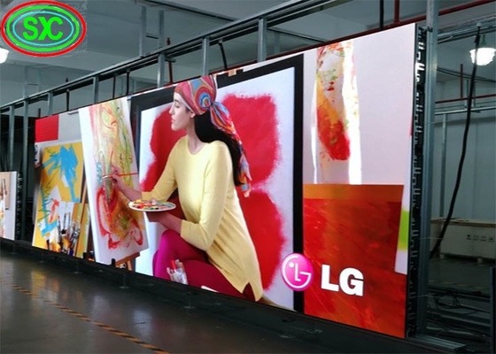 Custom Indoor Large LED Die-Cast Aluminum Screen P6 For Rate Display/Concert, High Definition