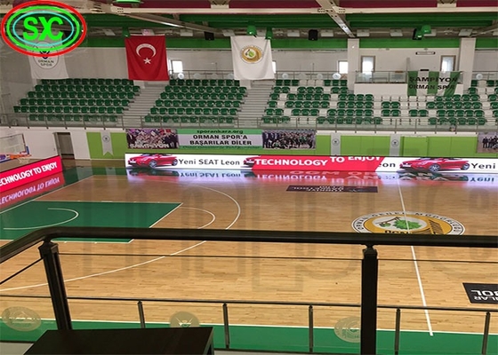 Die-Cast Aluminum Module Rental Large Scoreboard Display 256*128mm P8 Basketball LED Screen