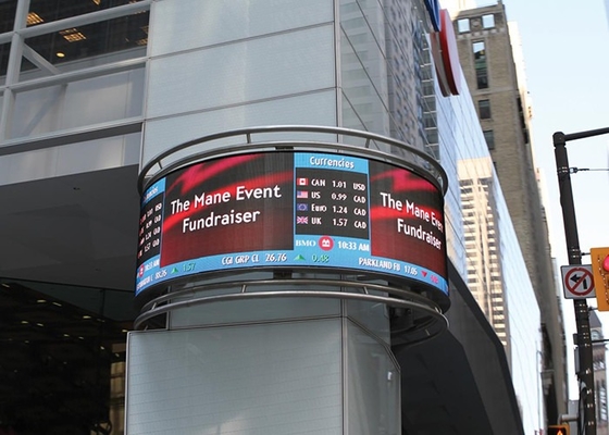 Die-Cast Aluminum Nova Control System Outdoor Full Color LED Display P6 HD Fixed High Resolution