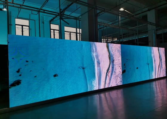 P4 Commercial Indoor Advertising Flexible Film Group , LED Full Color Display 768mm*768mm
