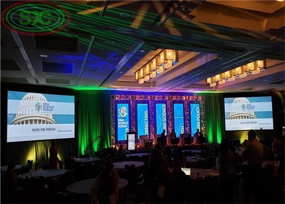 Free Flight Case 4mX3m Turnkey Complete System Stage Led Video Wall Backdrop Event LED Display Screen With Manufacturer Price