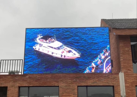 Outdoor Full Color Led Screen P6 Display Panel Rear Service Customized Fixed Advertising Billboard