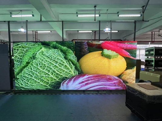 256mm x 128mm Module Size Full Color Indoor LED Screen with High Definition SMD2121 and Die-Casting Aluminum Material