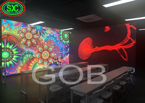 Canbest V Series 500x500mm Cob P1.2 P1.5 P1.9 P2.6 P2.9 Indoor Right Angle LED Display Screen 90 Degree Corner LED Video Wall