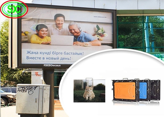 P6 Waterproof Cabinet  LED Rental Screen SMD3535 Outdoor Fixed Use 3 Years Warranty