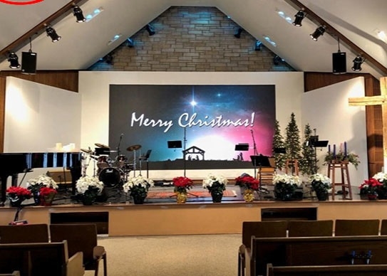 Die-Cast Aluminum Case Customized Indoor 320*160mm P5 Wedding/Stage LED Screen