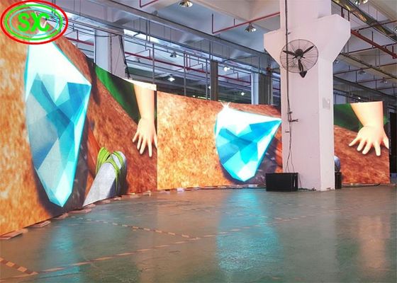 P4 4mm Indoor Full Color Rental LED Display 600W/M2 160° Viewing Angle
