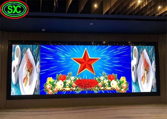 256mm x 128mm Module Size Full Color Indoor LED Screen with High Definition SMD2121 and Die-Casting Aluminum Material