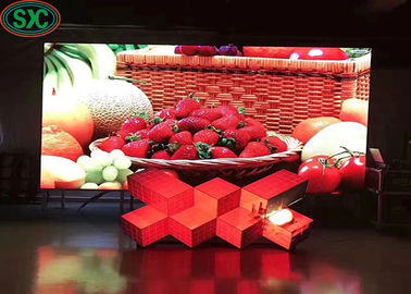LED Wall Display / P4 Indoor Advertising LED Display , 62500 Dots / Square Meter Density