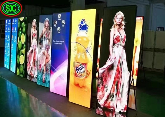 Waterproof Outdoor LED Poster Display P3.91 P4.81 Brightness 6000 Nits 65410 Dots/M2