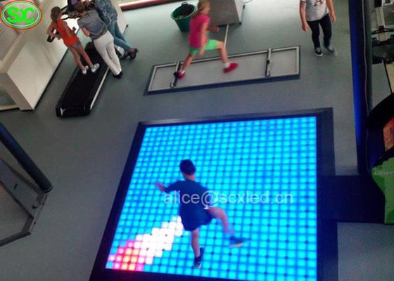 RGB Indoor LED Dance Floor Screen 4.81mm Pixel SMD3535 500x500mm