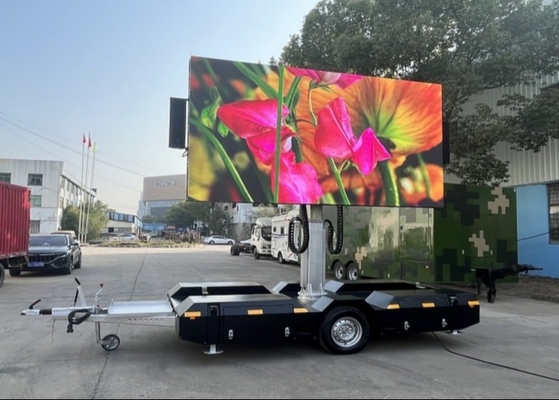 On-the-Move Advertising P3 Mobile Truck LED Display Screen with Truck-mounted Installation and High Refresh Frequency