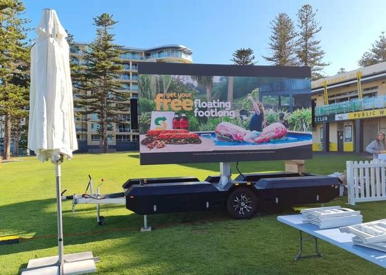 Outdoor P10 SMD 3535 Full Color Waterproof Mobile Truck LED Display IP65