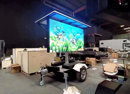 Outdoor Waterproof LED Advertising Truck Display P6 High Brightness Epistar Chip